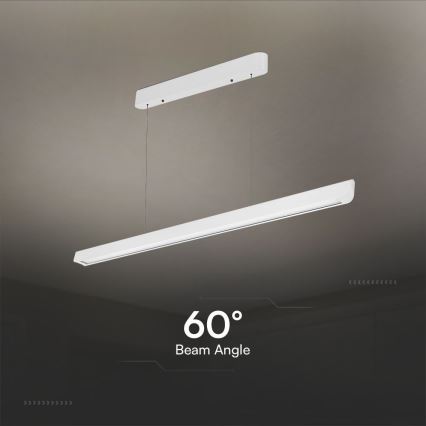 Suspension filaire LED/36W/230V 3000/4000/6400K blanc