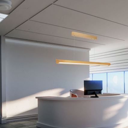 Suspension filaire LED/36W/230V 3000/4000/6400K doré