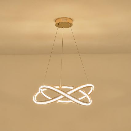 Suspension filaire LED/38W/230V 3000K 50x120 cm