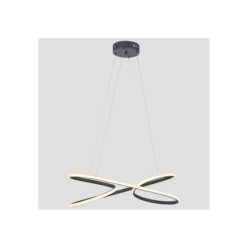 Suspension filaire LED/40W/230V 4000K noir