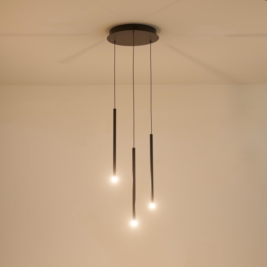 Suspension filaire LED/6W/230V 3000K d. 30 cm