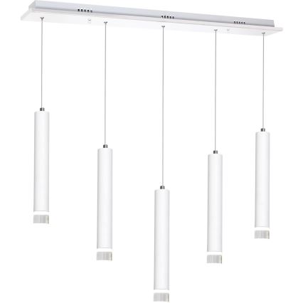 Suspension filaire LED ALBA 5xLED/25W/230V blanche