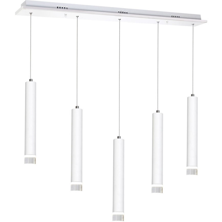 Suspension filaire LED ALBA 5xLED/25W/230V blanche