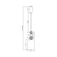 Suspension filaire LED ARTE LED/12W/230V d. 16 cm laiton