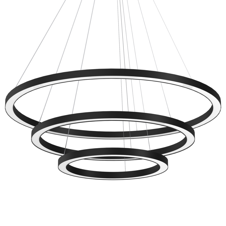 Suspension filaire LED GALAXIA LED/85W/230V noir