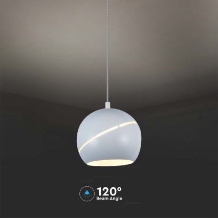 Suspension filaire LED LED/8,5W/230V 3000K blanc