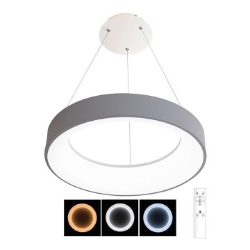 Suspension filaire LED NEST LED/40W/230V 3000-6500K gris+ télécommande