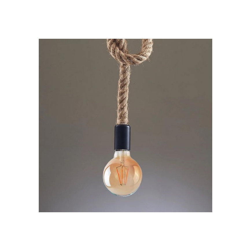 Suspension filaire LED ROPE 1xE27/8W/230V