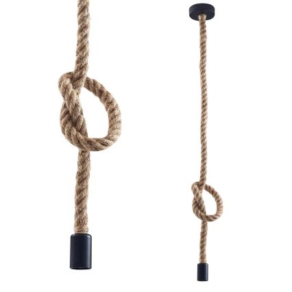 Suspension filaire LED ROPE 1xE27/8W/230V