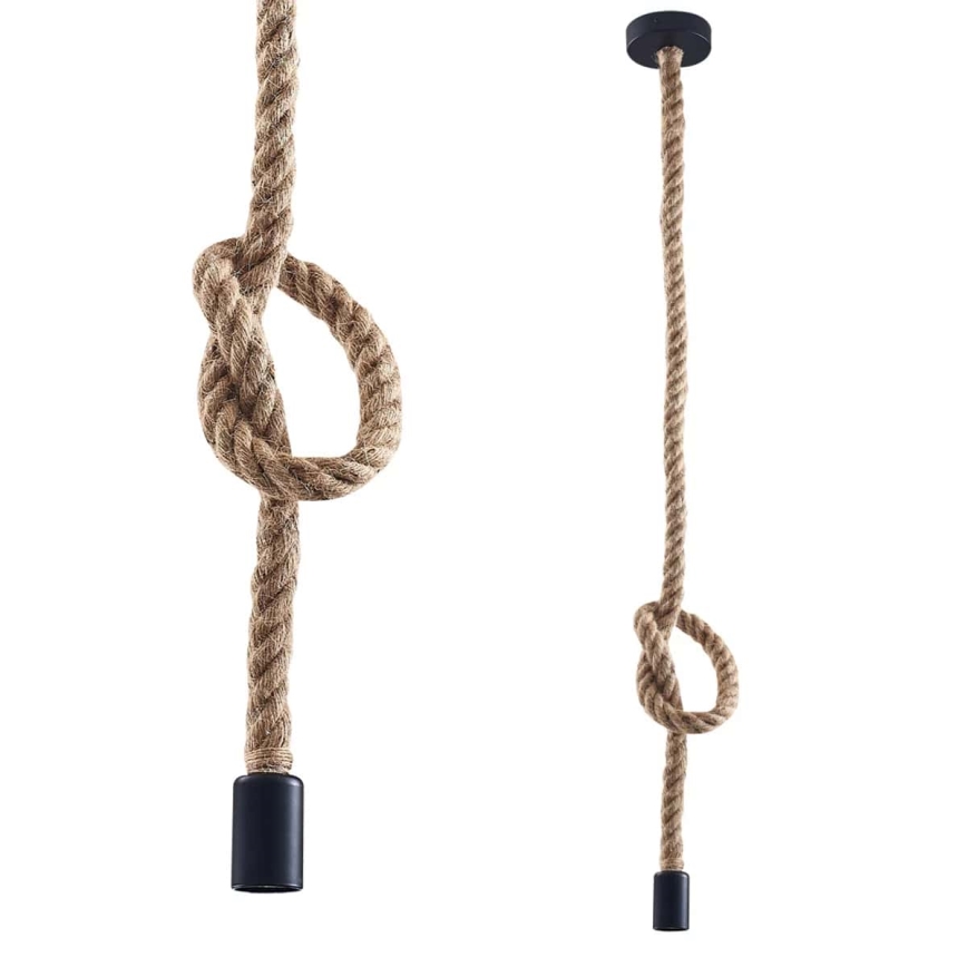 Suspension filaire LED ROPE 1xE27/8W/230V