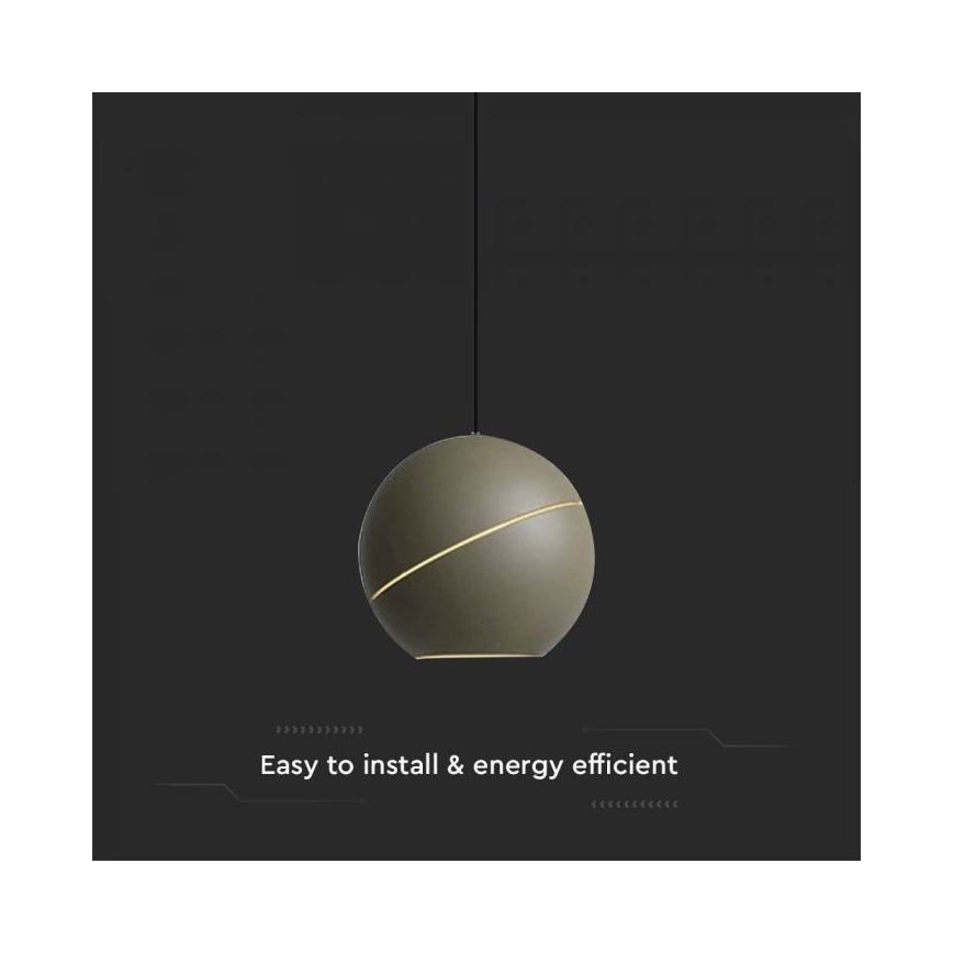 Suspension filaire LED tactile LED/8,5W/230V 3000K doré
