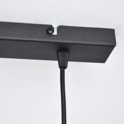 Suspension filaire LED VOLTA 2xE27/15W/230V noir/doré