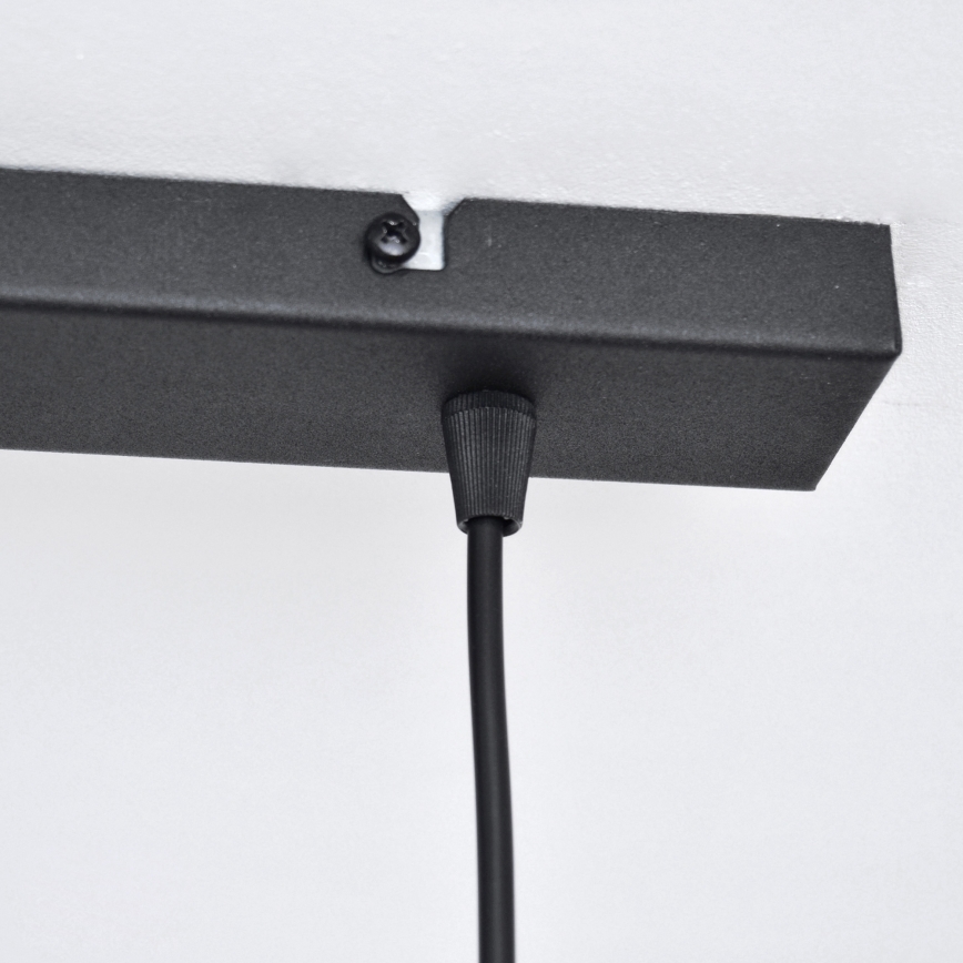 Suspension filaire LED VOLTA 2xE27/15W/230V noir/doré