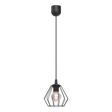 Suspension filaire LETI 1xE27/15W/230V noir
