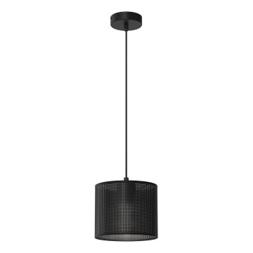 Suspension filaire LOFT SHADE 1xE27/60W/230V d. 18 cm noir