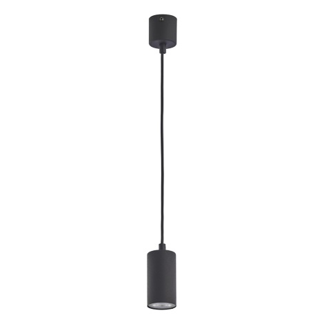 Suspension filaire LOGAN BLACK 1xGU10/10W/230V