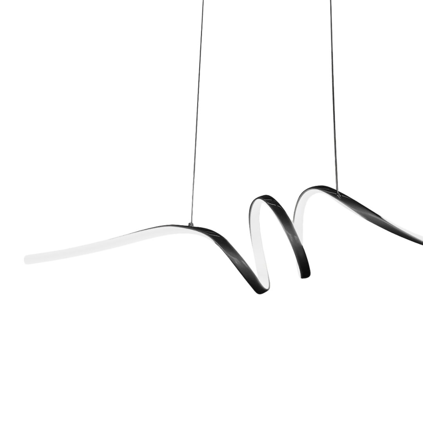 Suspension filaire LOOP LED/28W/230V noir