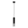 Suspension filaire LOOPEZ 1xGU10/10W/230V noir/chrome brillant