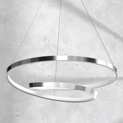 Suspension filaire LUCERO LED/48W/230V chrome brillant