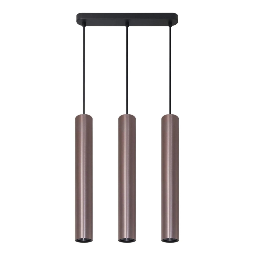 Suspension filaire LUNGOMARE 3xGU10/10W/230V chrome mat