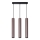 Suspension filaire LUNGOMARE 3xGU10/10W/230V chrome mat