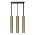 Suspension filaire LUNGOMARE 3xGU10/10W/230V doré
