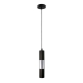 Suspension filaire MAGNUMA 1xGU10/50W/230V noir/chrome brillant