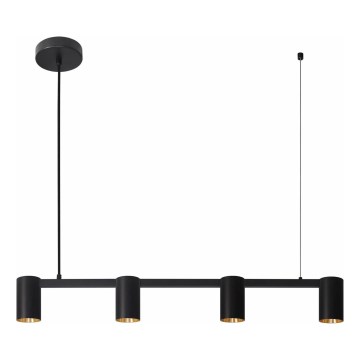 Suspension filaire MARIBEL 4xGU10/10W/230V noir