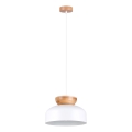 Suspension filaire MARION 1xE27/15W/230V d. 29,5 cm blanc