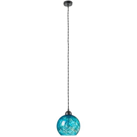 Suspension filaire MARLBE 1xE27/60W/230V turquoise