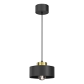 Suspension filaire MARTI 1xE27/15W/230V noir/doré