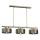 Suspension filaire MARTI 3xE27/15W/230V laiton/doré
