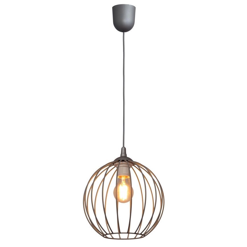 Suspension filaire MERCURE 1xE27/15W/230V grise