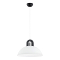 Suspension filaire MIGOT 1xE27/15W/230V noir/chrome brillant