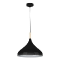 Suspension filaire MIKO 1xE27/60W/230V d. 32 cm noir