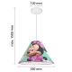 Suspension filaire MINNIE MOUSE 1xE27/40W/230V