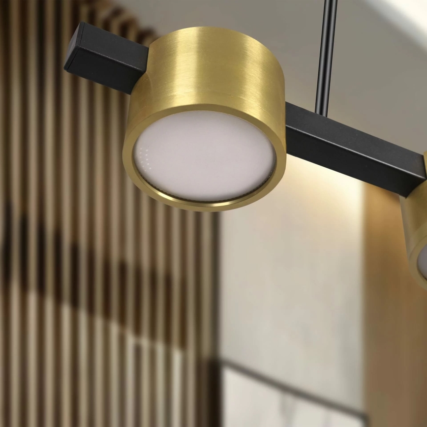 Suspension filaire MIRELLA 3xGX53/6W/230V doré/noir