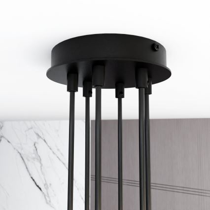 Suspension filaire MODUS 6xGX53/10W/230V noir