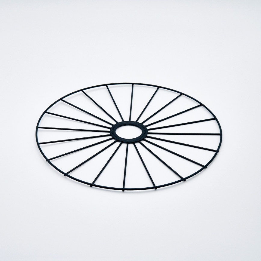Suspension filaire MONTANA 1xE27/15W/230V d. 30 cm noir