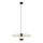 Suspension filaire MONTANA 1xE27/15W/230V d. 45 cm doré/noir