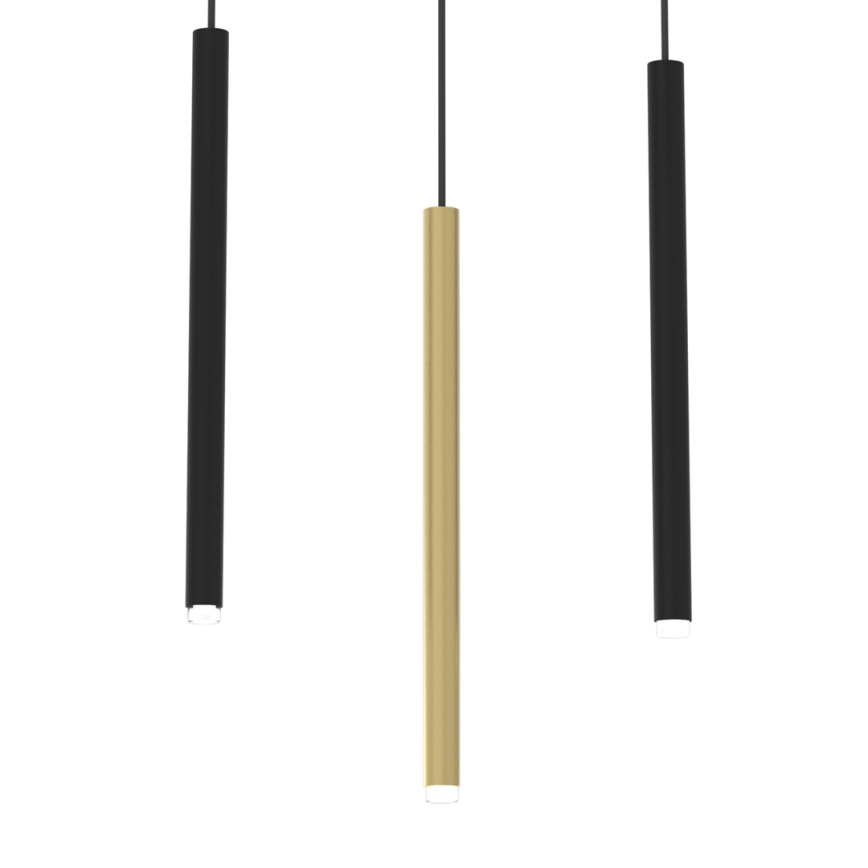 Suspension filaire MONZA 3xG9/8W/230V noir/doré