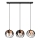 Suspension filaire MOONLIGHT 3xE27/15W/230V noir/cuivre