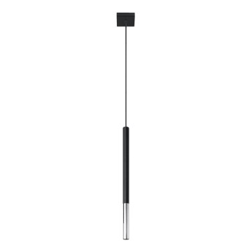 Suspension filaire MOSAIC 1xG9/12W/230V noir/chrome brillant
