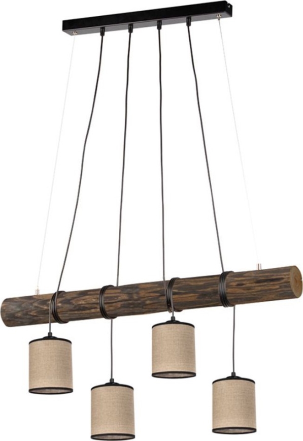 Suspension filaire NEGRO 4xE27/25W/230V pin