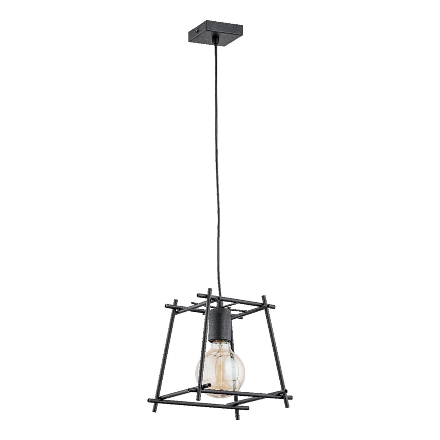 Suspension filaire NETI 1xE27/15W/230V noir