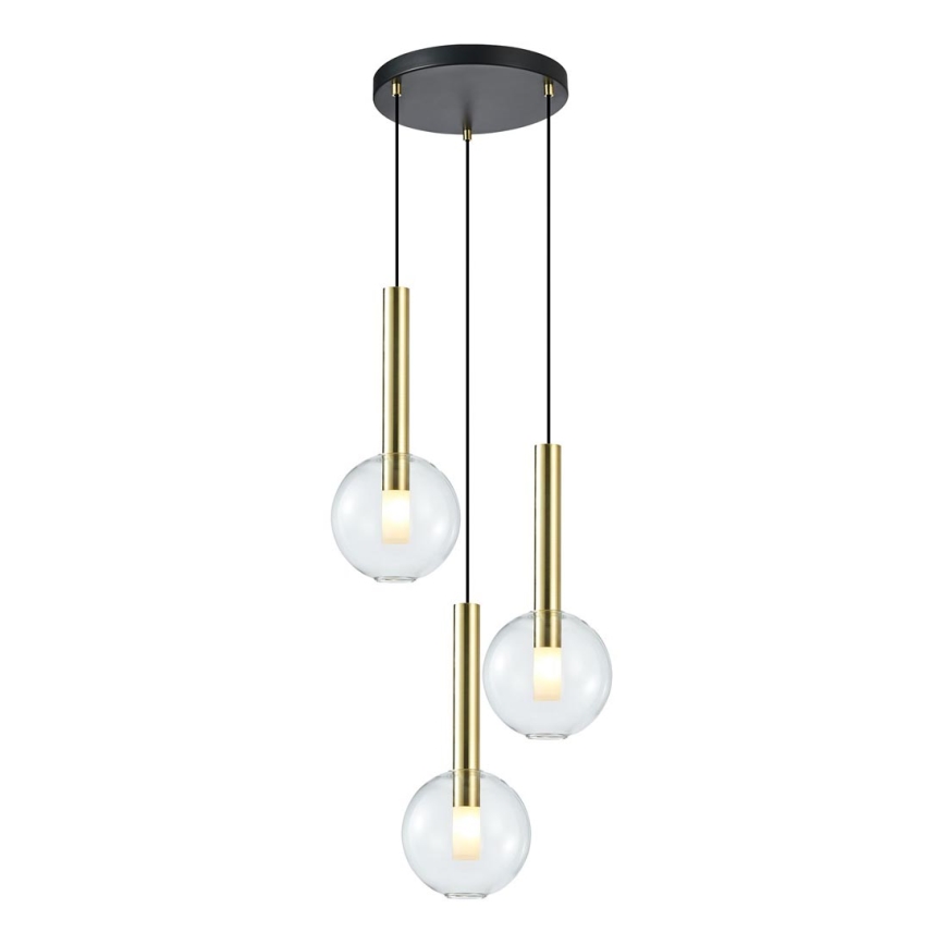 Suspension filaire NIKO 3xG9/9W/230V doré