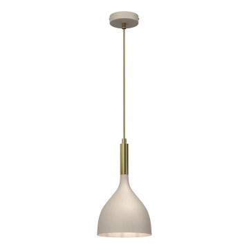 Suspension filaire NOAK 1xE27/15W/230V beige/doré