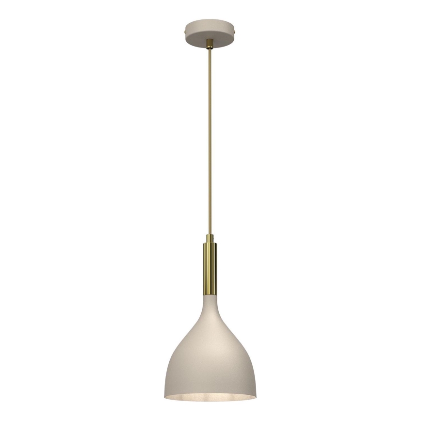 Suspension filaire NOAK 1xE27/15W/230V beige/doré