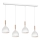 Suspension filaire NOAK WOOD 4xE27/15W/230V blanc/hêtre