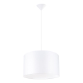 Suspension filaire NOVA 1xE27/15W/230V d. 40 cm blanc